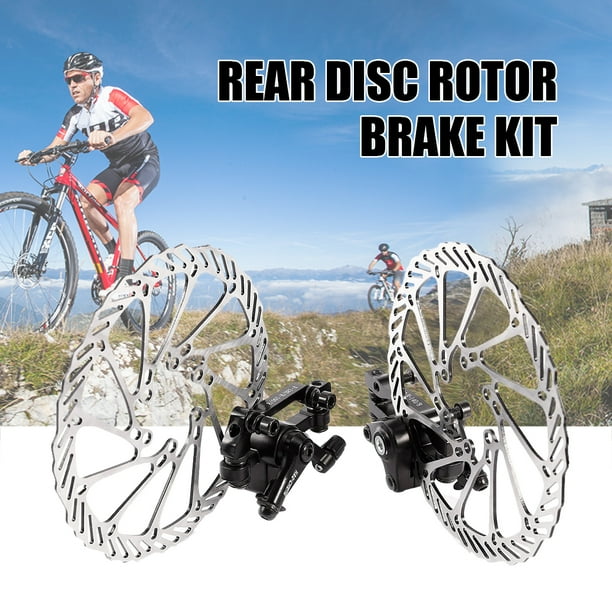 1 Pair of Mechanical Bike Disc Brake Front /& Rear Disc Rotor Brake Kit Bicycle
